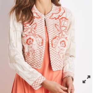 Soft Surroundings Twin Garlands Bolero Jacket Size 1X